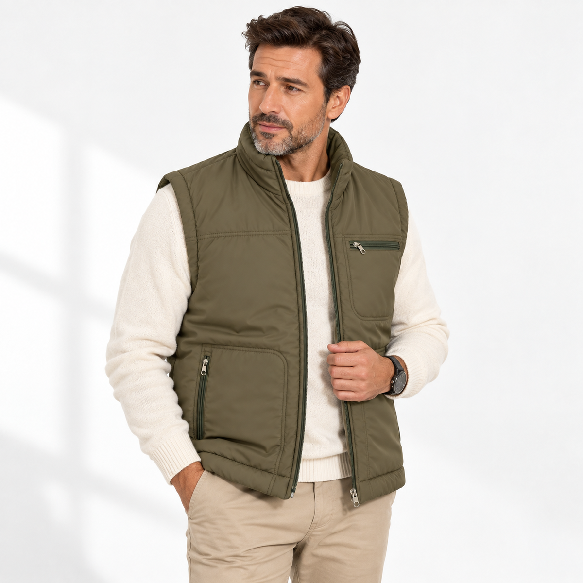 Avcı Model Yakalı Yelek