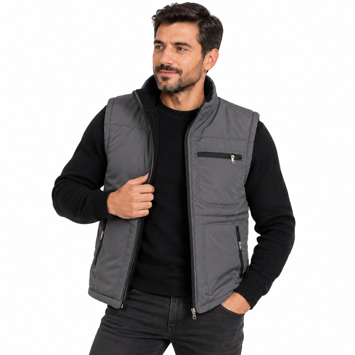 Avcı Model Yakalı Yelek